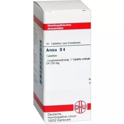 ARNICA D 4 tabletter, 80 stk