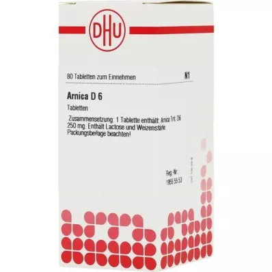 ARNICA D 6 tabletter, 80 stk