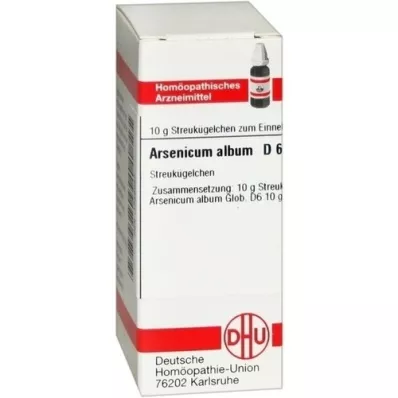 ARSENICUM ALBUM D 6 kugler, 10 g