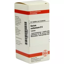 BARIUM CARBONICUM D 6 tabletter, 80 stk