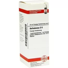 BELLADONNA D6 Fortynding, 20 ml