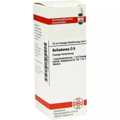 BELLADONNA D6 Fortynding, 20 ml
