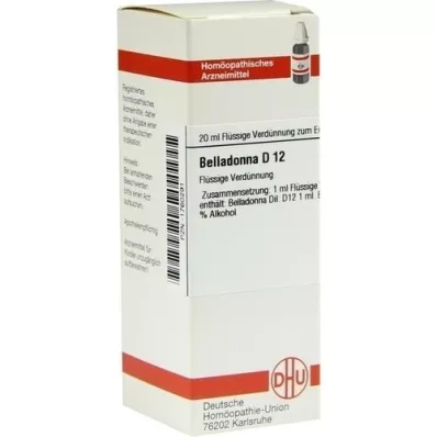BELLADONNA D 12 Fortynding, 20 ml