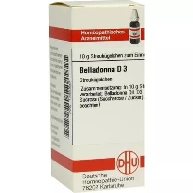 BELLADONNA D 3 kugler, 10 g BELLADONNA D 3 kugler, 10 g