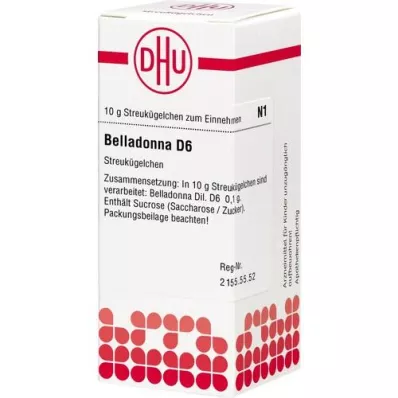 BELLADONNA D 6 kugler, 10 g