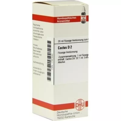 CACTUS D 2 Fortynding, 20 ml