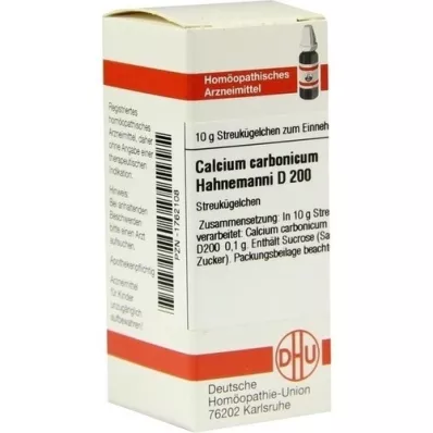 CALCIUM CARBONICUM Hahnemanni D 200 kugler, 10 g