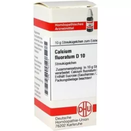 CALCIUM FLUORATUM D 10 kugler, 10 g