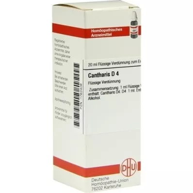 CANTHARIS D4-fortynding, 20 ml
