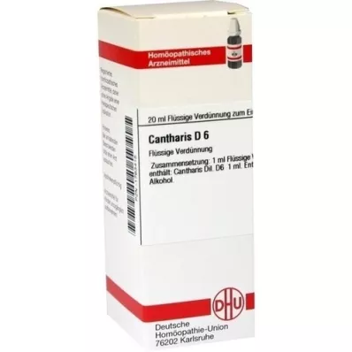 CANTHARIS D6 Fortynding, 20 ml