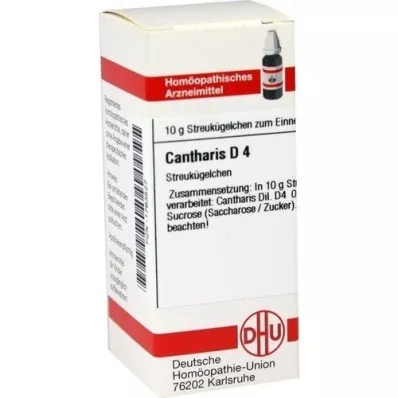 CANTHARIS D 4 kugler, 10 g