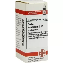 CARBO VEGETABILIS D 10 kugler, 10 g