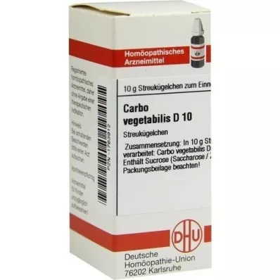 CARBO VEGETABILIS D 10 kugler, 10 g