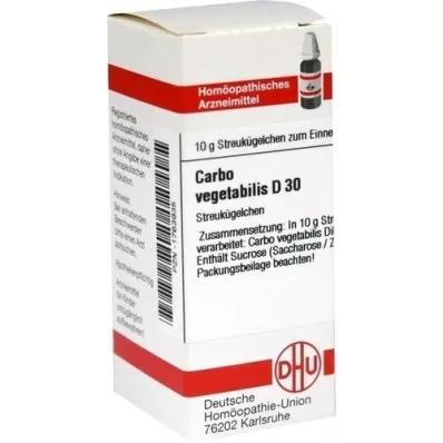 CARBO VEGETABILIS D 30 kugler, 10 g CARBO VEGETABILIS D 30 kugler, 10 g