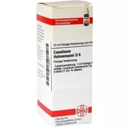 CAUSTICUM HAHNEMANNI D6 Fortynding, 20 ml