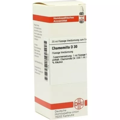 CHAMOMILLA D 30 Fortynding, 20 ml