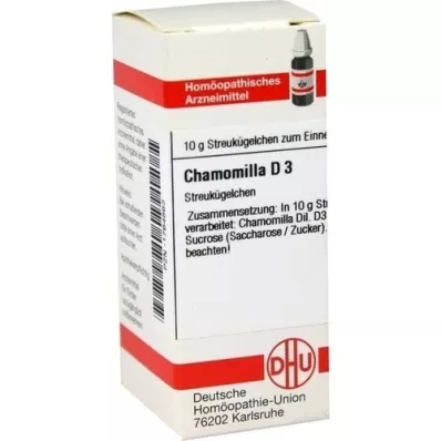 CHAMOMILLA D 3 kugler, 10 g