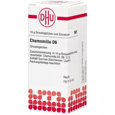 CHAMOMILLA D 6 kugler, 10 g