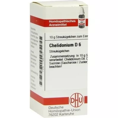 CHELIDONIUM D 6 kugler, 10 g