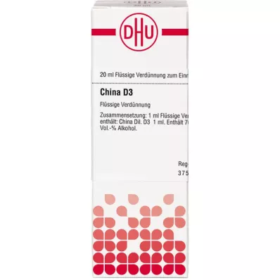 CHINA D3-fortynding, 20 ml CHINA D3-fortynding, 20 ml