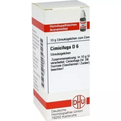 CIMICIFUGA D 6 kugler, 10 g