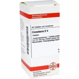 CINNABARIS D 4 tabletter, 80 stk