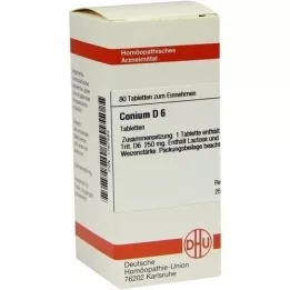 CONIUM D 6 tabletter, 80 stk