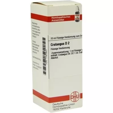 CRATAEGUS D 2 Fortynding, 20 ml