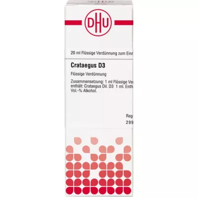 CRATAEGUS D3-fortynding, 20 ml