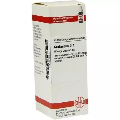 CRATAEGUS D4-fortynding, 20 ml