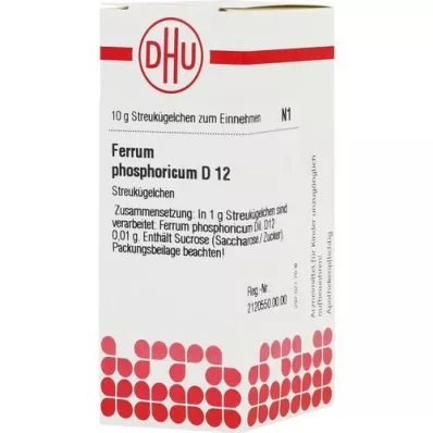 FERRUM PHOSPHORICUM D 12 kugler, 10 g