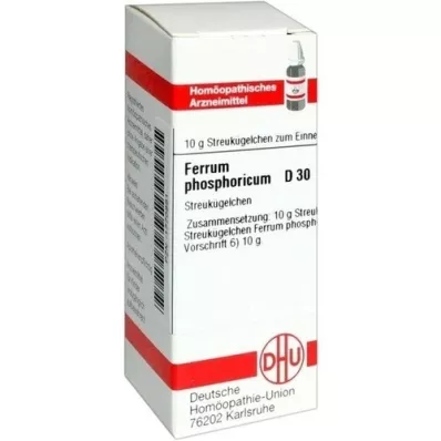 FERRUM PHOSPHORICUM D 30 kugler, 10 g