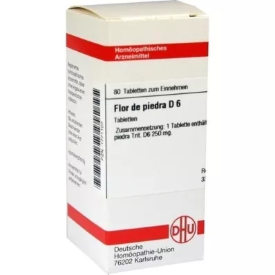 FLOR DE PIEDRA D 6 tabletter, 80 stk