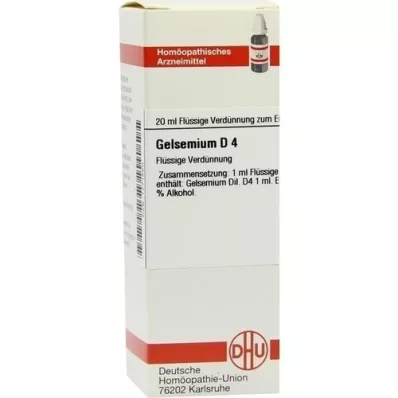 GELSEMIUM D4-fortynding, 20 ml