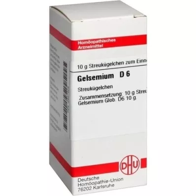 GELSEMIUM D 6 kugler, 10 g