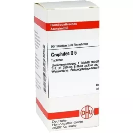 GRAPHITES D 6 tabletter, 80 stk
