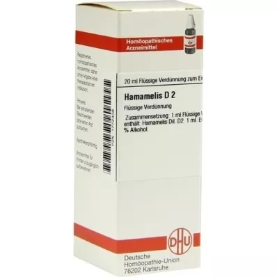 HAMAMELIS D 2 Fortynding, 20 ml