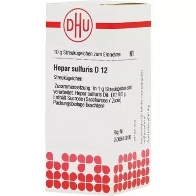HEPAR SULFURIS D 12 kugler, 10 g