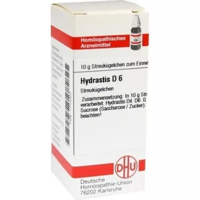 HYDRASTIS D 6 kugler, 10 g HYDRASTIS D 6 kugler, 10 g