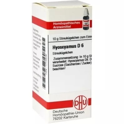 HYOSCYAMUS D 6 kugler, 10 g