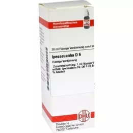 IPECACUANHA D6 Fortynding, 20 ml