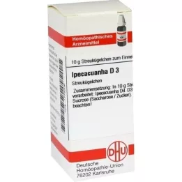 IPECACUANHA D 3 kugler, 10 g