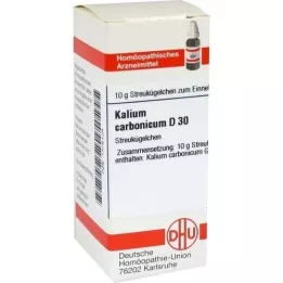 KALIUM CARBONICUM D 30 kugler, 10 g