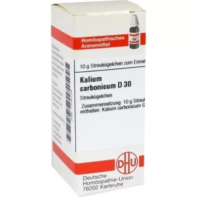 KALIUM CARBONICUM D 30 kugler, 10 g