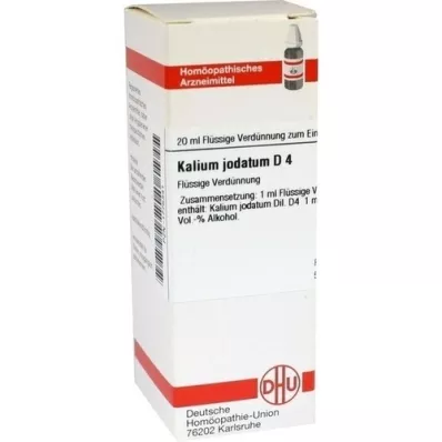 KALIUM JODATUM D4-fortynding, 20 ml KALIUM JODATUM D4-fortynding, 20 ml