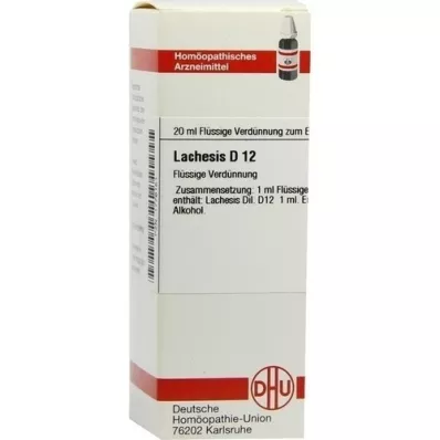 LACHESIS D 12 Fortynding, 20 ml