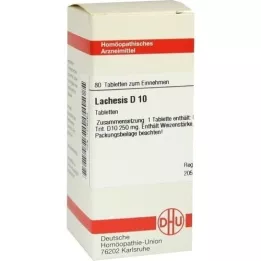LACHESIS D 10 tabletter, 80 stk