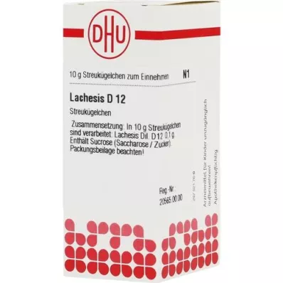 LACHESIS D 12 kugler, 10 g