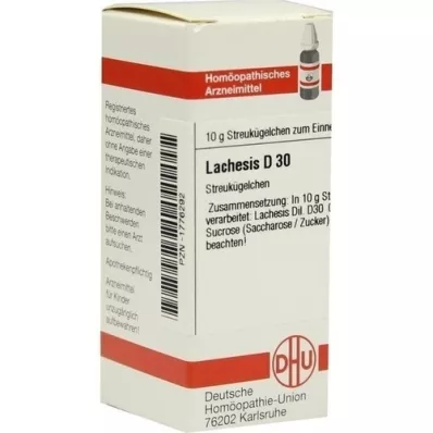 LACHESIS D 30 kugler, 10 g
