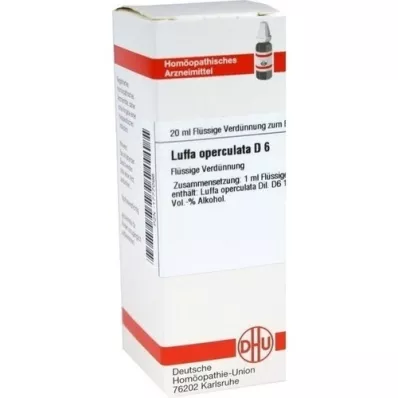 LUFFA OPERCULATA D6 Fortynding, 20 ml
